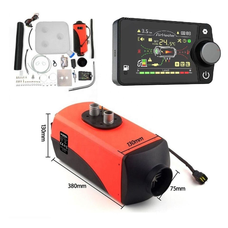 12v Diesel lämmitin 5kW Draco bluetooth start stop