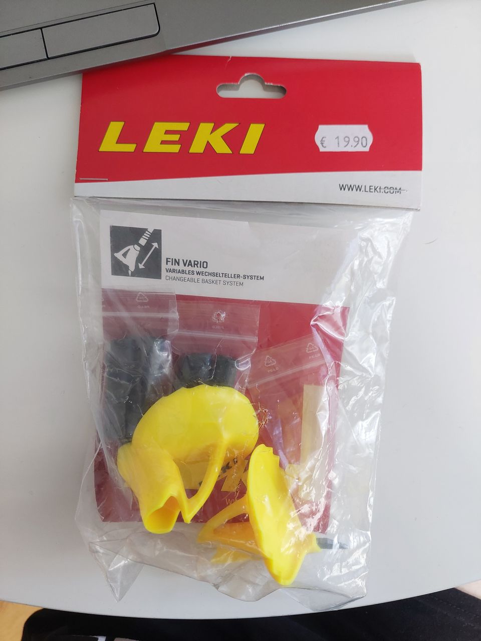 Leki Fin vario basket L/XL