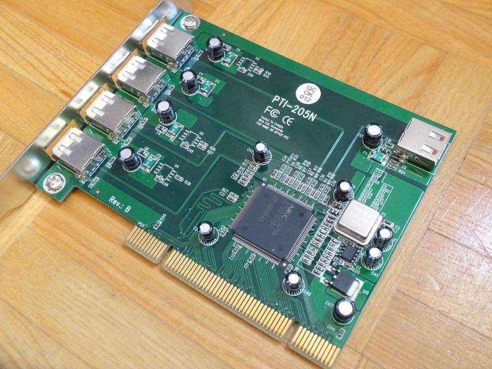Viiden ja kahden portin USB 2.0 PCI-kortit