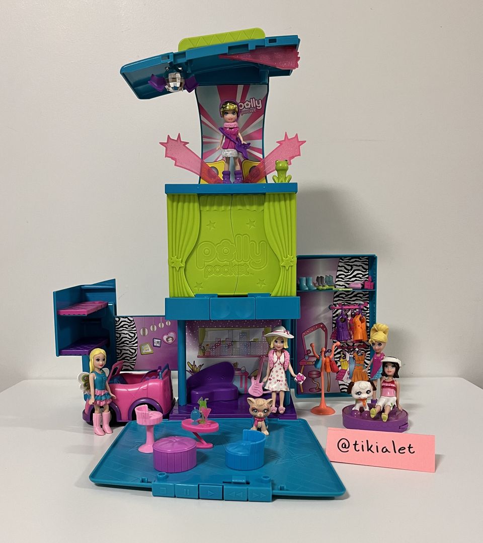 Polly pocket talo ja muuta sekalaista