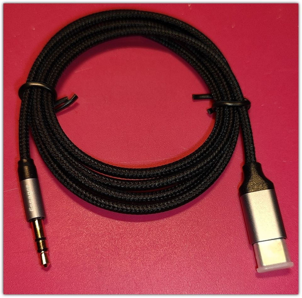 Essager USB C - 3,5mm uros-kuulokeadapteri