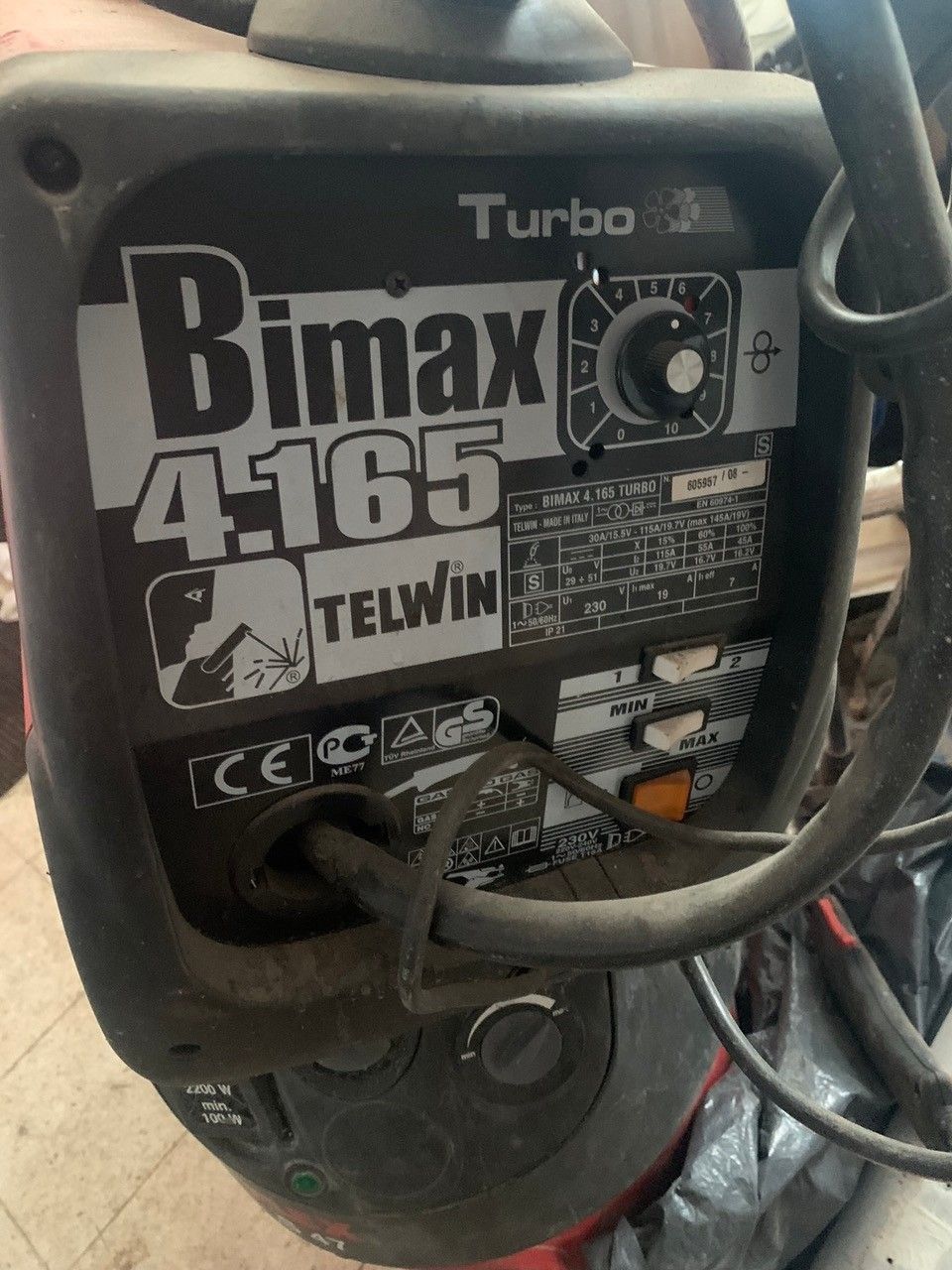 Hitsauskone Telwin welding Bimax 4,165 Turbo Mig - Mag