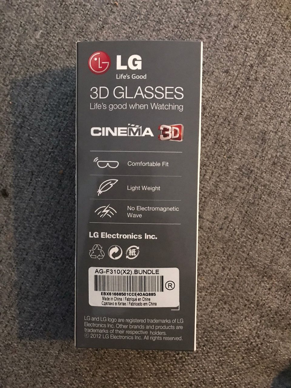LG  3D GLASSES