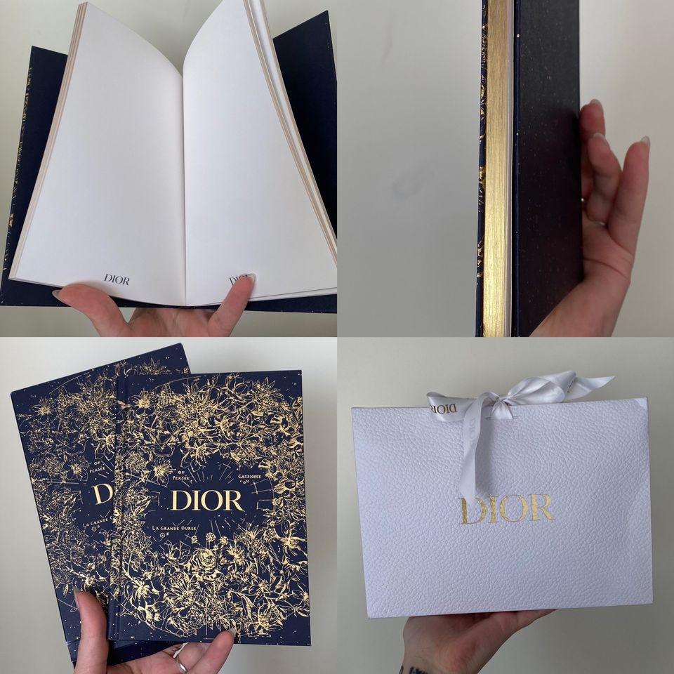 UUSI Dior vihko/sketchbook, vielä paketissa