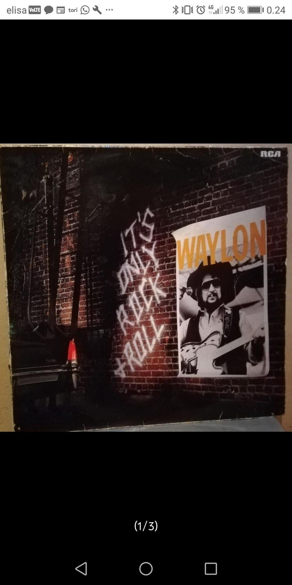 LP Waylon Jennings: It's only Rock & Roll