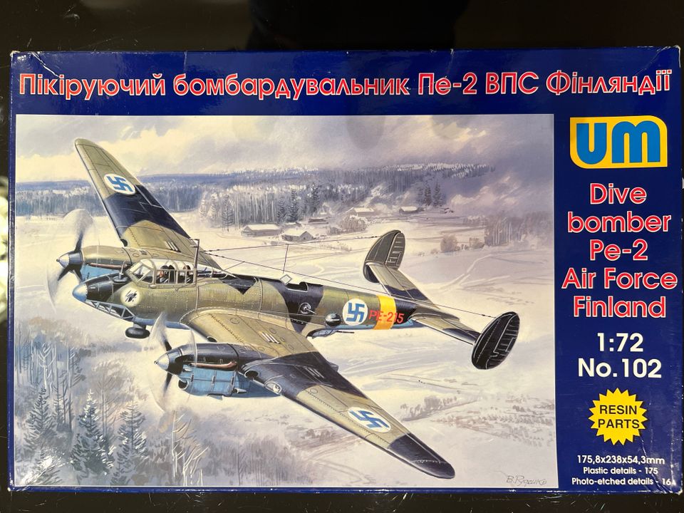 Pe-2, Air Force Finland, 1:72, UM No. 102