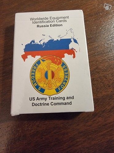 US Army Training and Doctrine Command -pelikortit, uudet