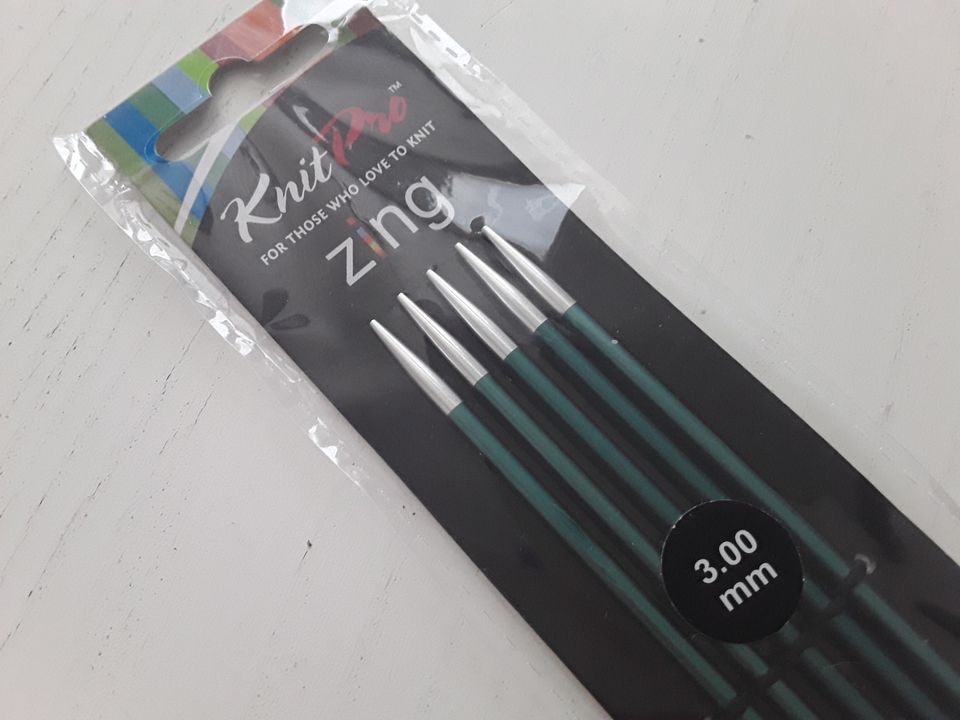 Knitpro Zing sukkapuikot 3 mm