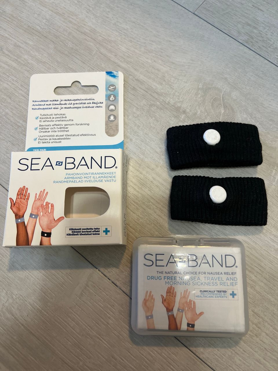 Sea band pahoinvointirannekkeet