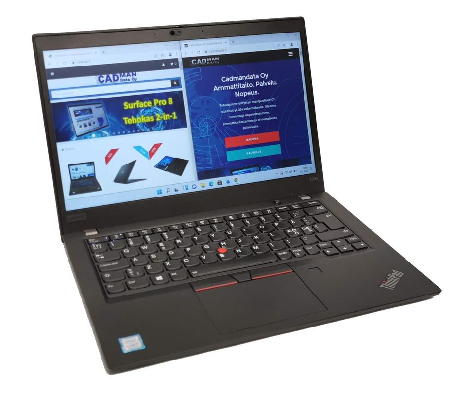 Nopeimmalle -70%: ThinkPad X390 13.3" FHD 16Gt W11Pro