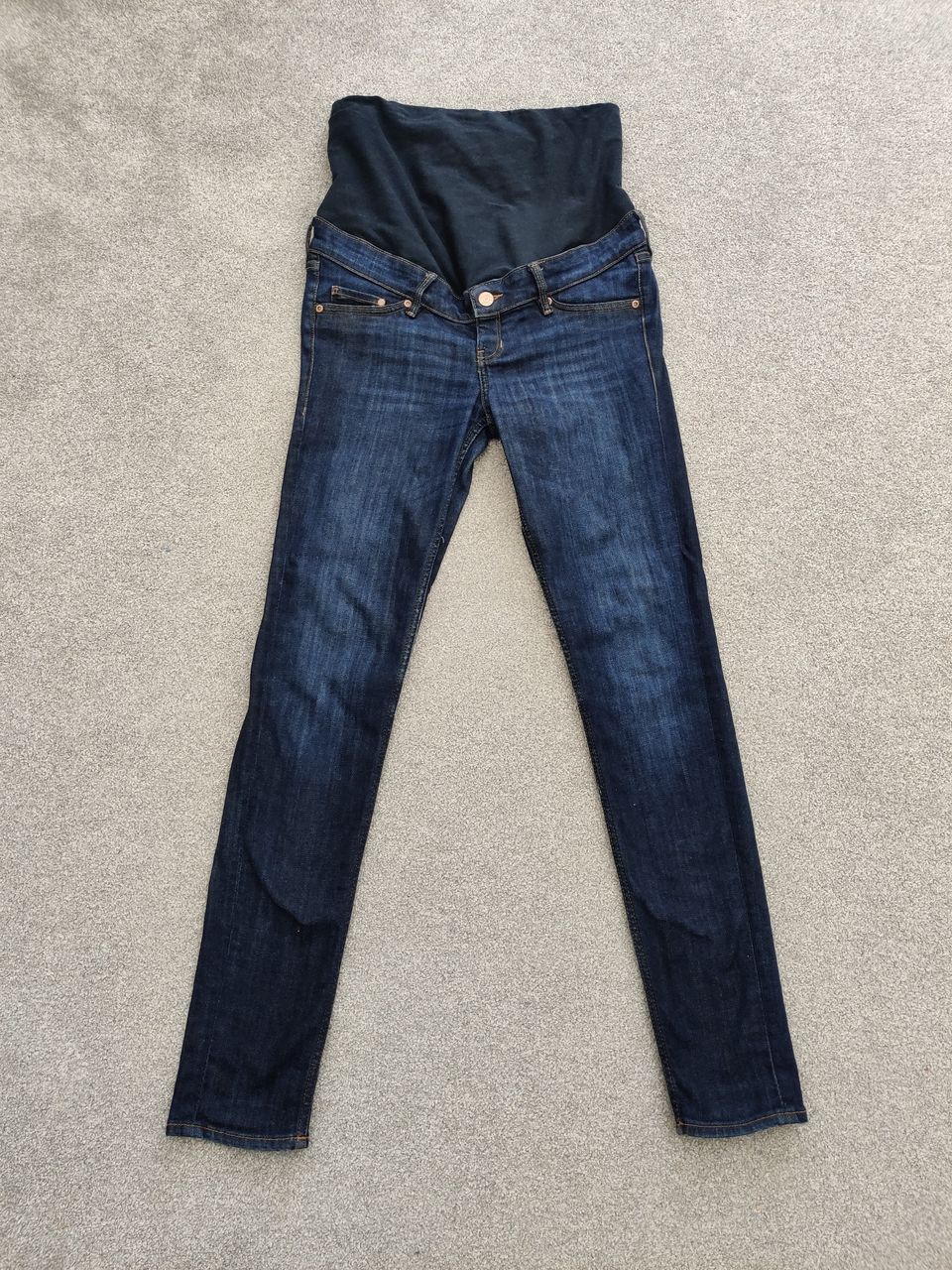 H&M Mama Skinny äitiysfarkut 36