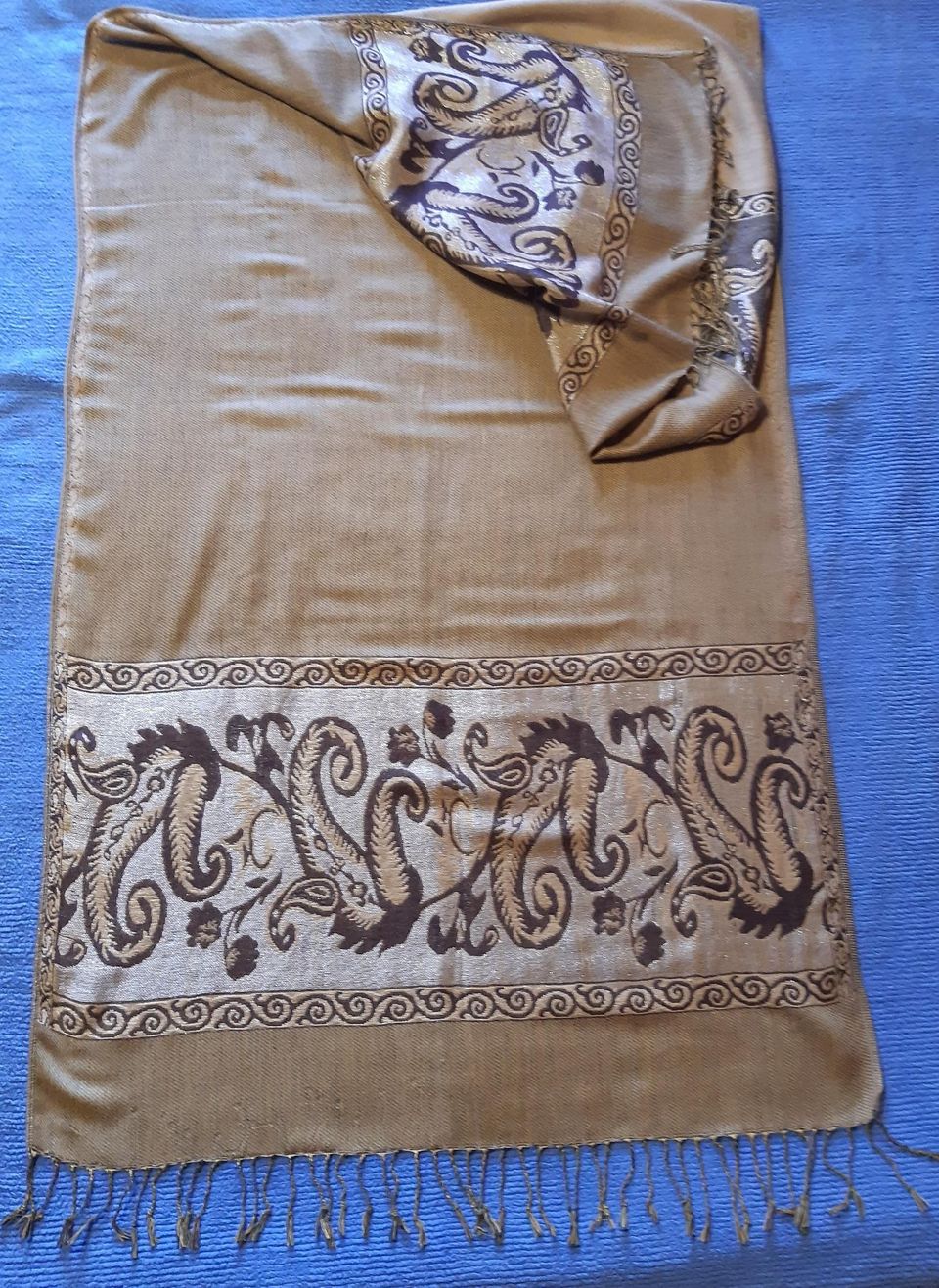 Iso Pashmina-/silkkihuivi 170x70