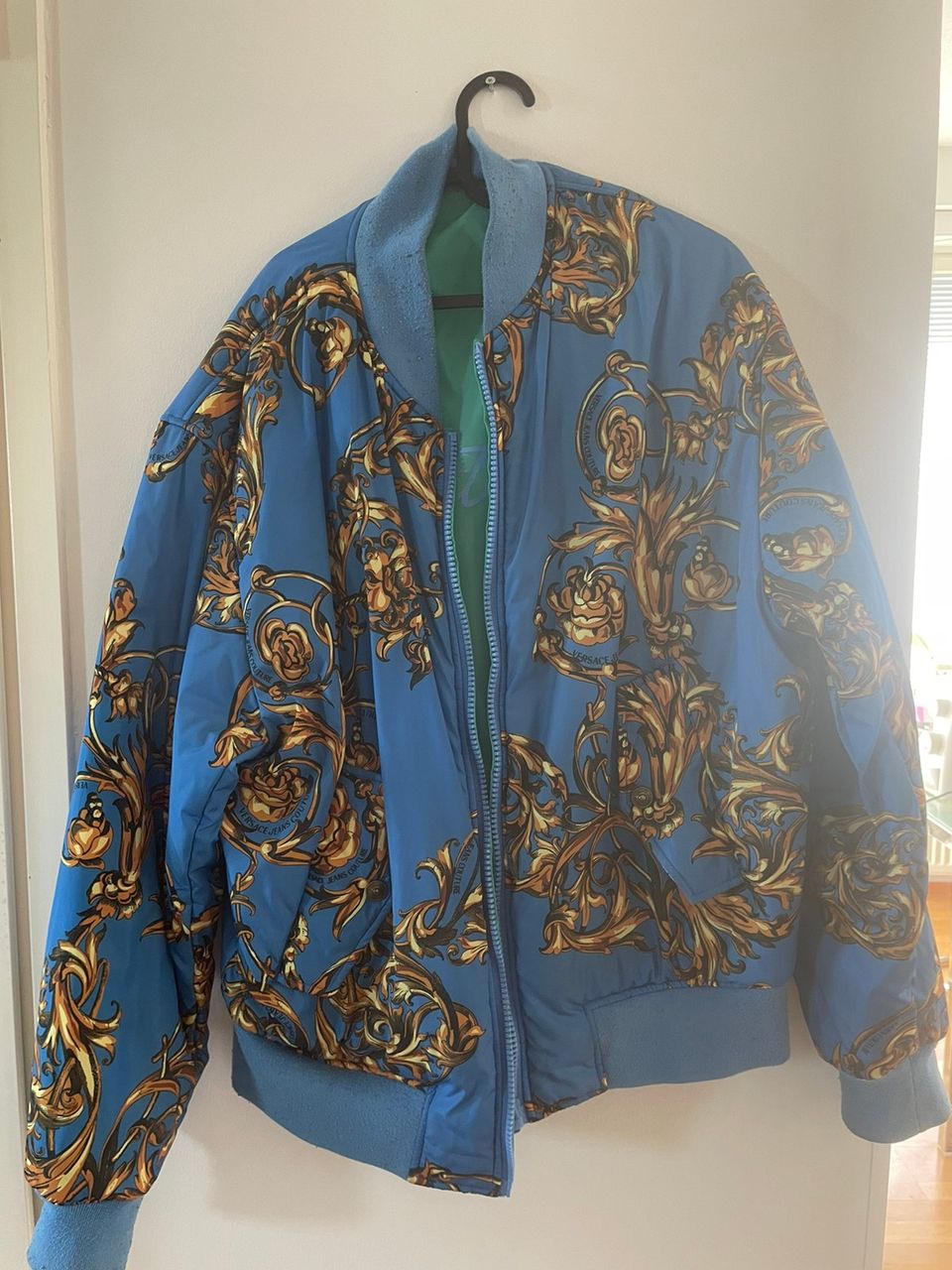 Versace couture jeans bomber/kääntötakki