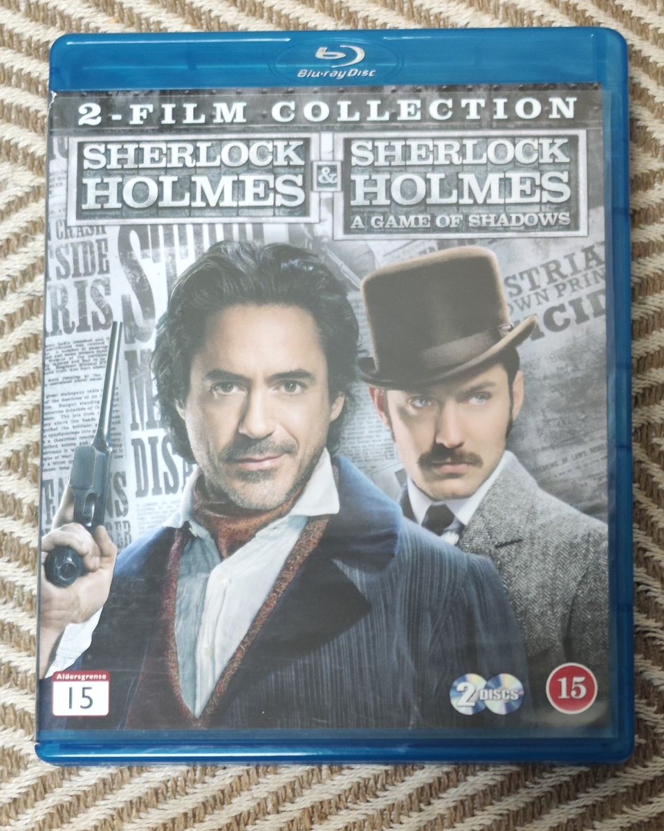 Sherlock Holmes pack / 2kpl BDR elokuvia