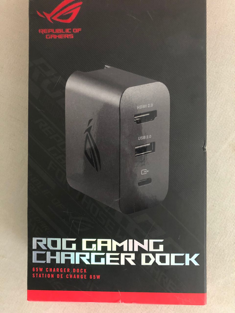 Selling a rog charging dock.