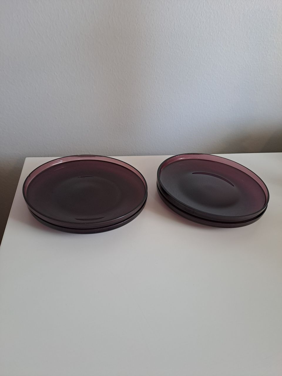 Iittala I-sarja lautaset violetti 4kpl