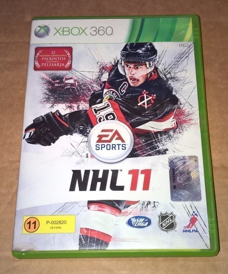 XBOX 360 Ea Sports NHL 11 peli DVD