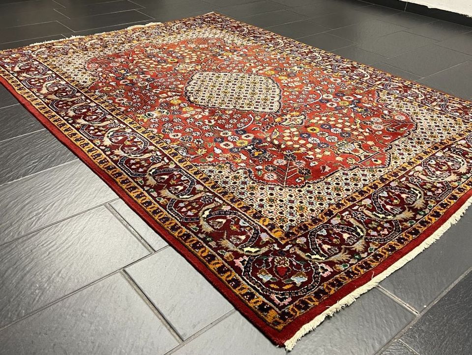 245x175 cm Käsinsolmittu Persialainen Tabriz matto