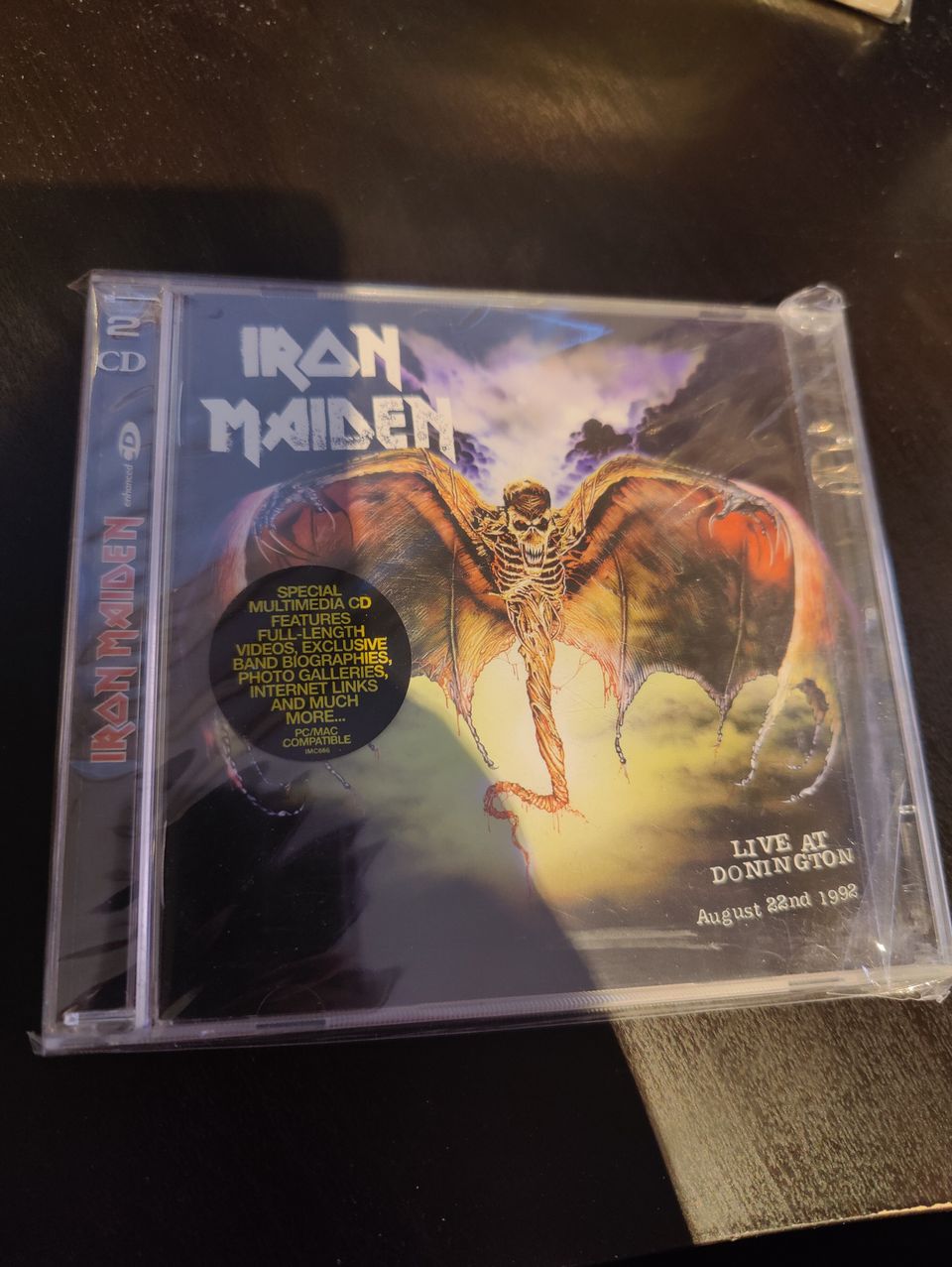 Iron Maiden Live At Donington tupla albumi EX/NM