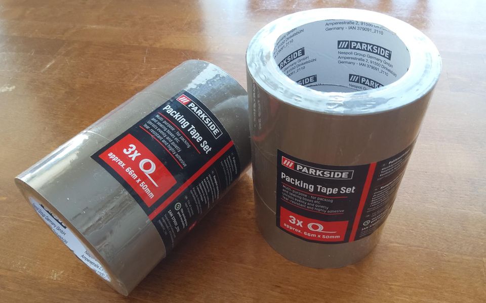Packing Tape Set / Pakkausteippi 66 m x 50 mm 6 rullaa