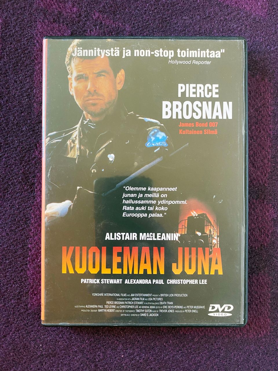 Kuoleman juna DVD Pierce Brosnan