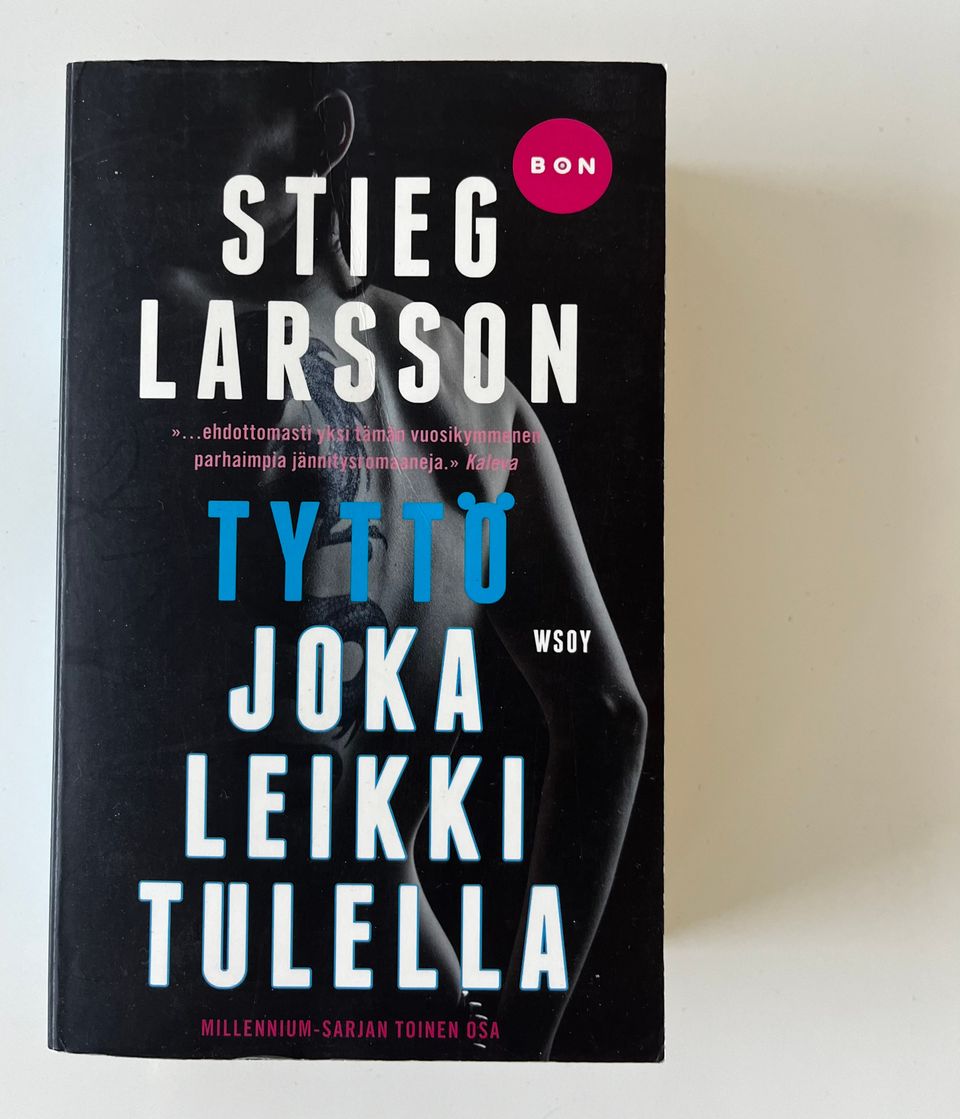 TYTTÖ JOKA LEIKKI TULELLA, Stieg Larsson, Miellenium II