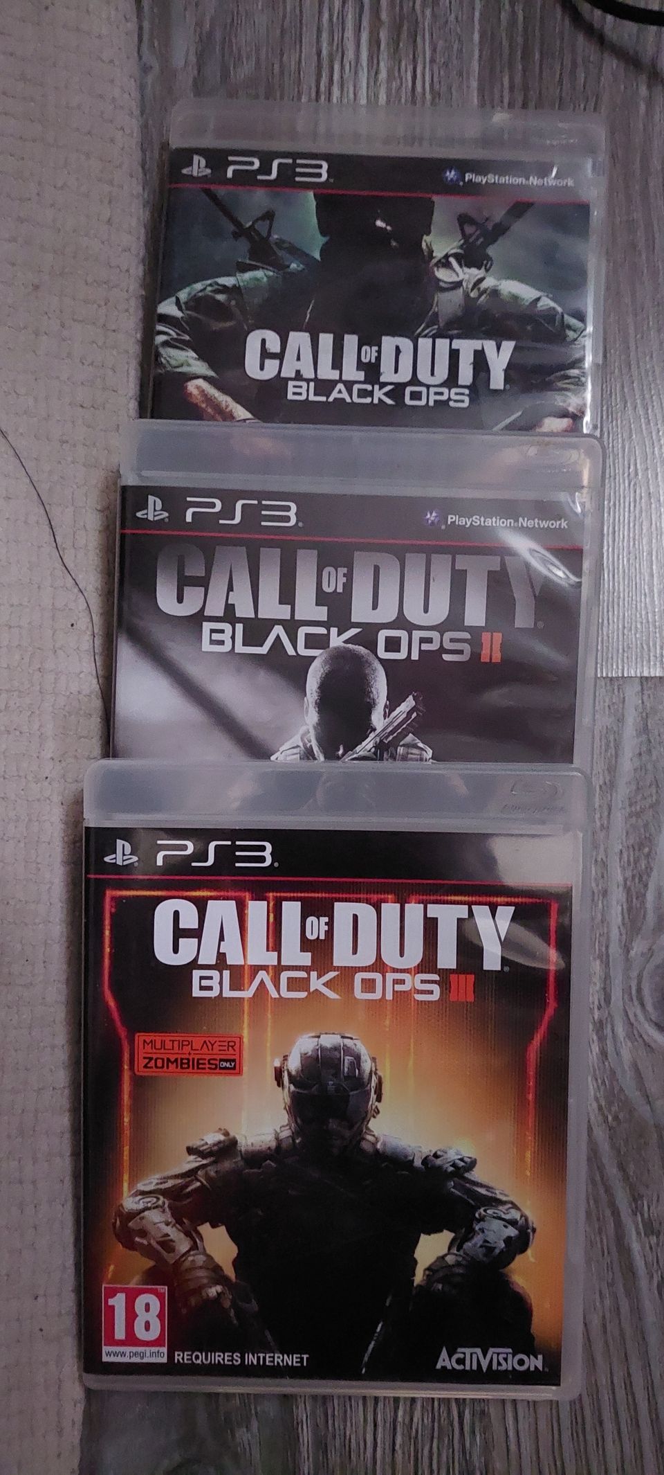 Call of Duty ps3 pelit 3kpl