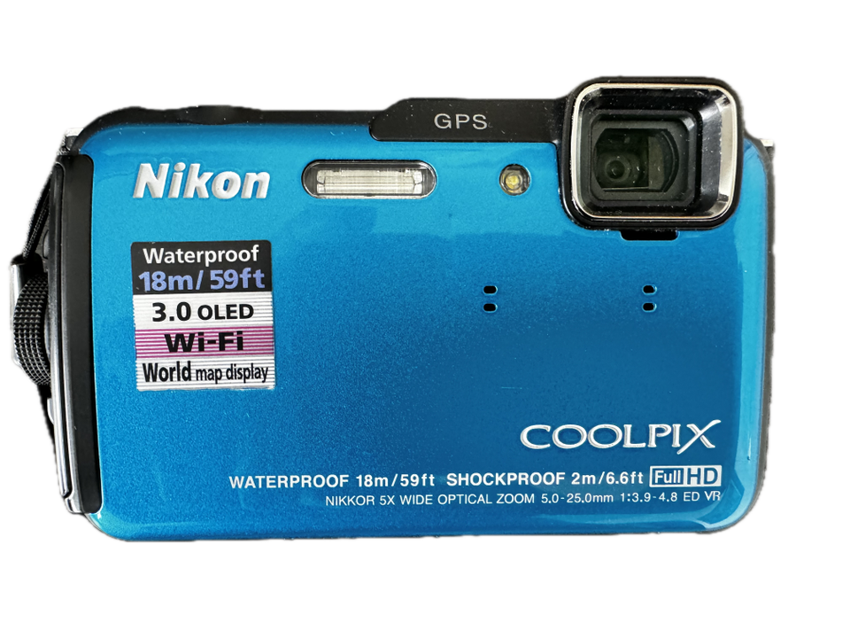 Nikon COOLPIX AW110 Wi-Fi and Waterproof Digital Camera with GPS