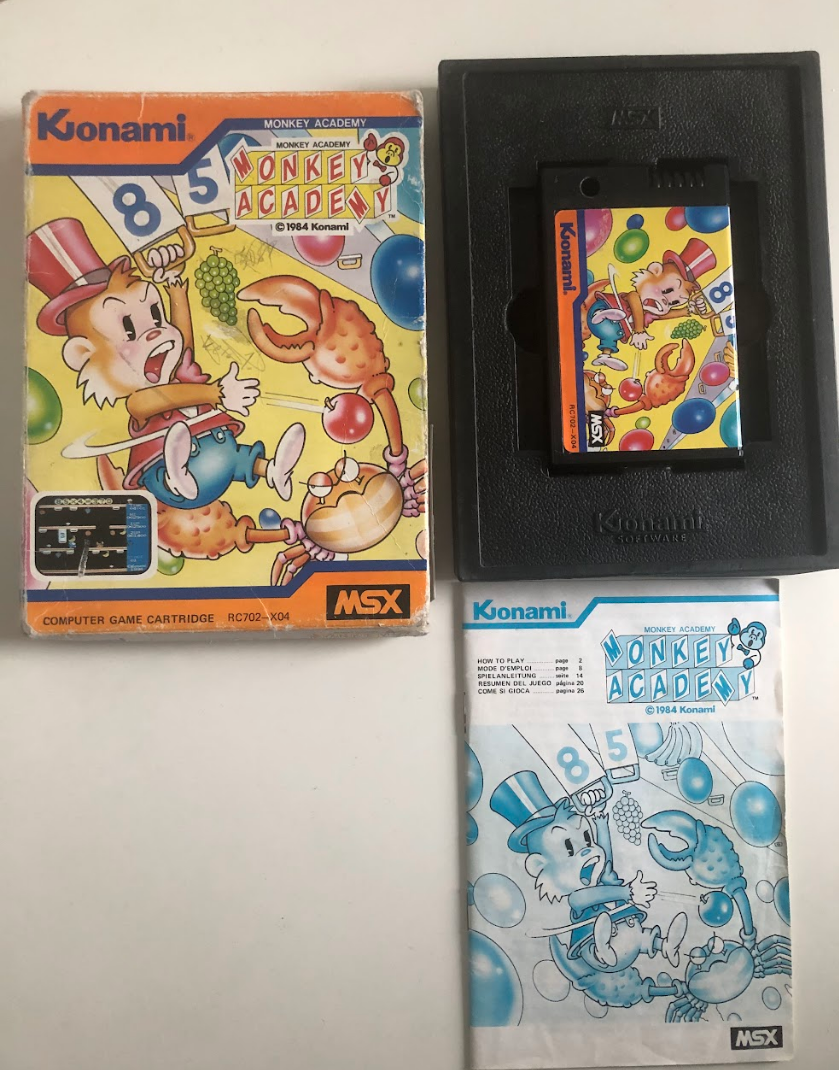 1984 Monkey Academy MSX Konami