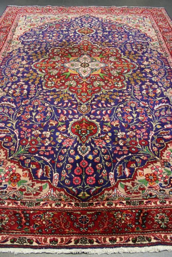 274x204 cm Käsinsolmittu Persialainen Tabriz matto