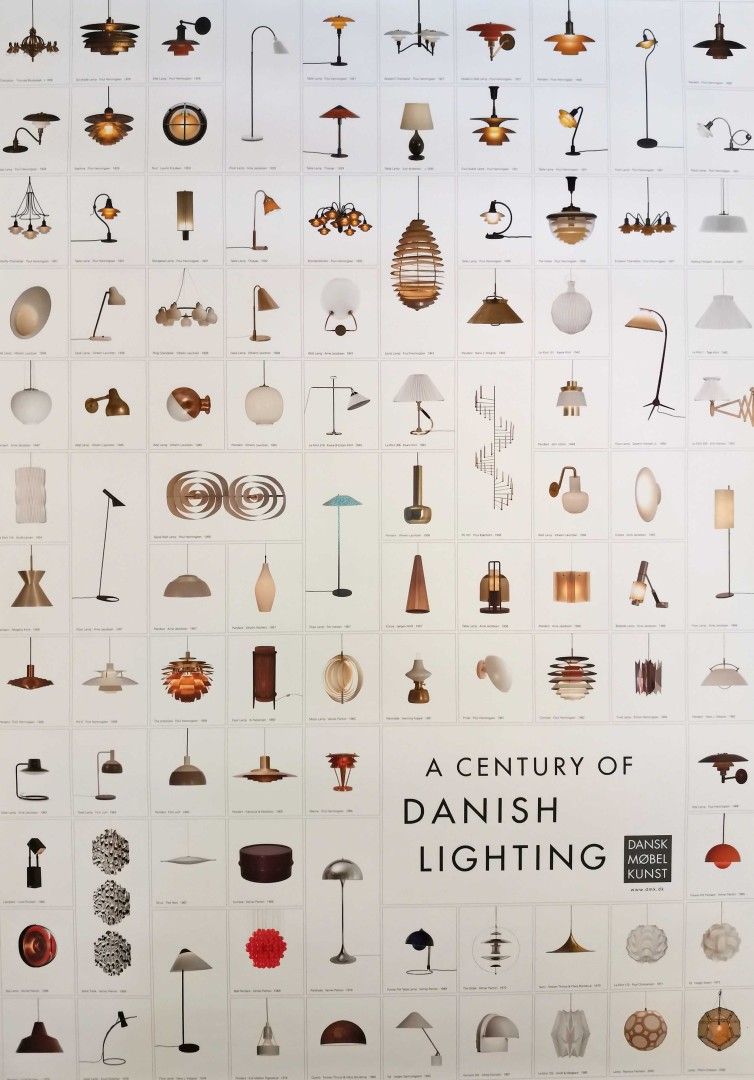 A century of Danish lighting - suuri juliste