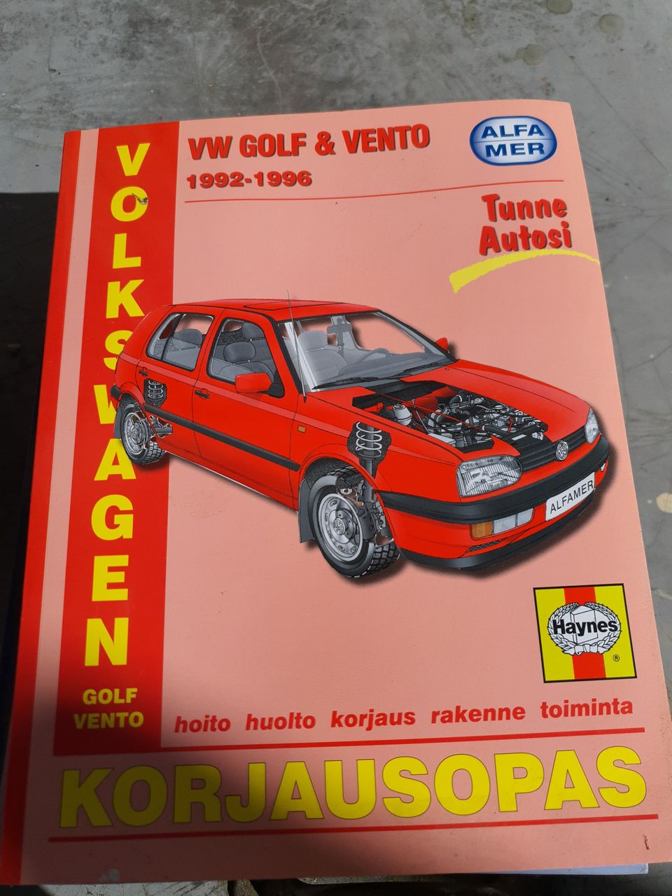 VW Golf ja Vento 92-96 korjausopas