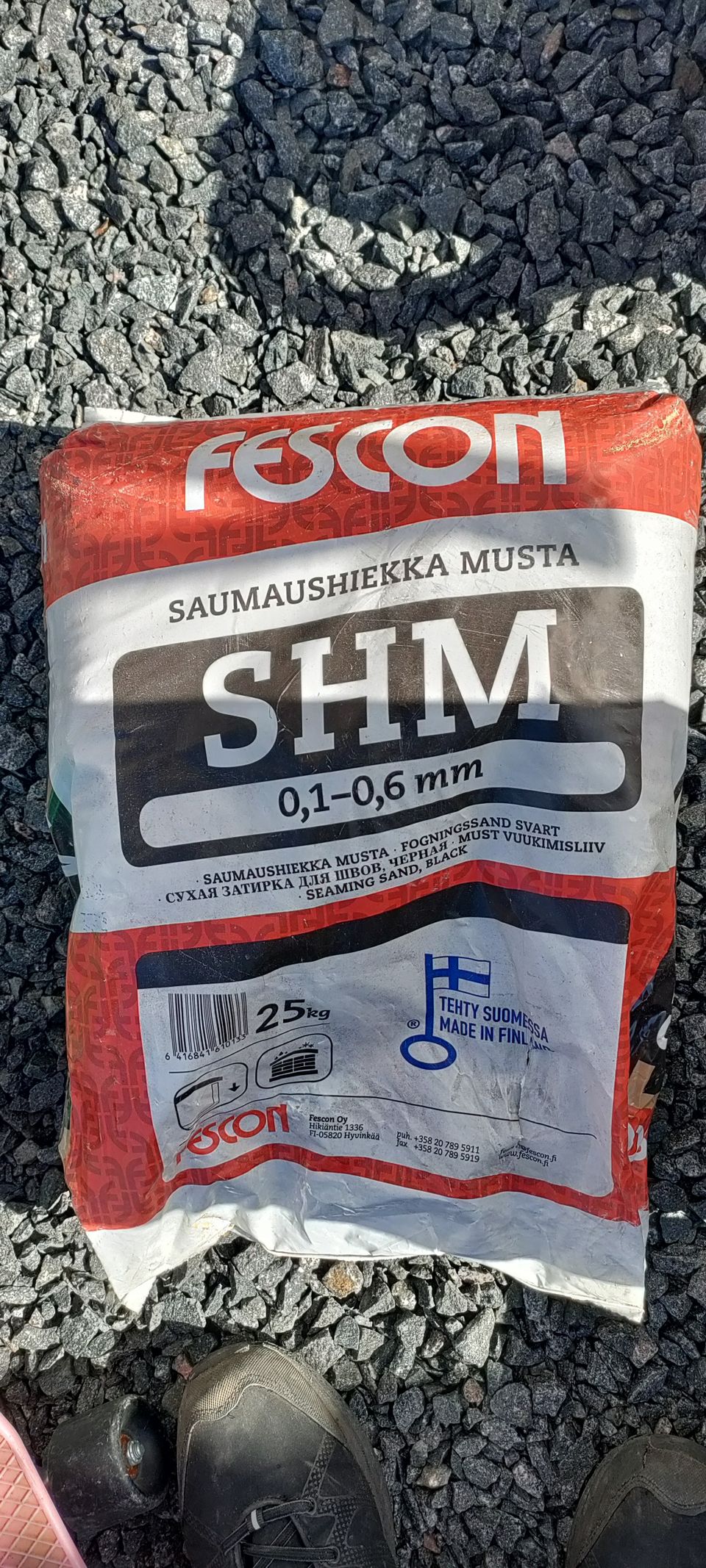 Fescon saumaushiekka SHM 0,1-0,6mm 25kg.