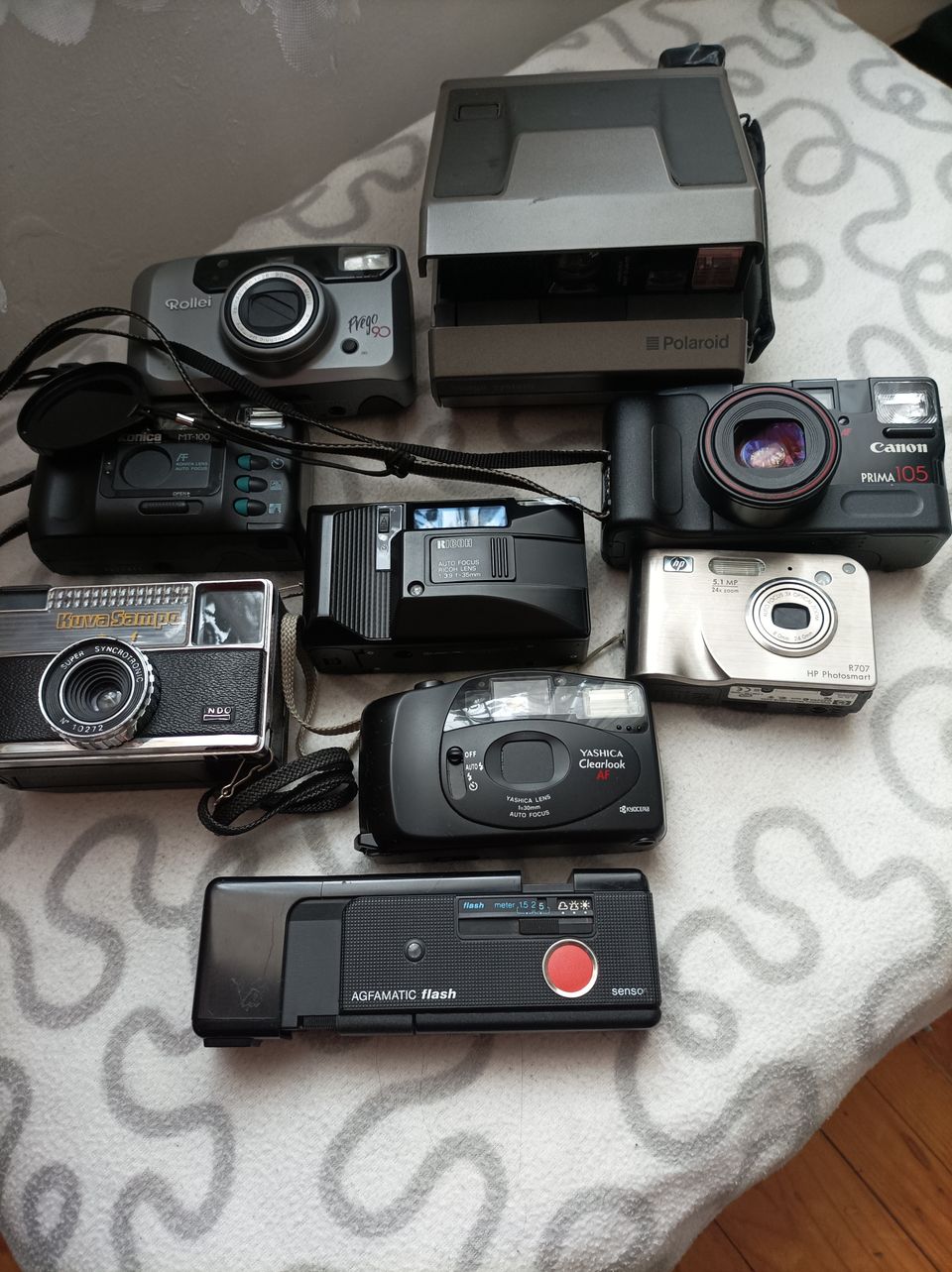 Polaroid, Canon,konica,hp