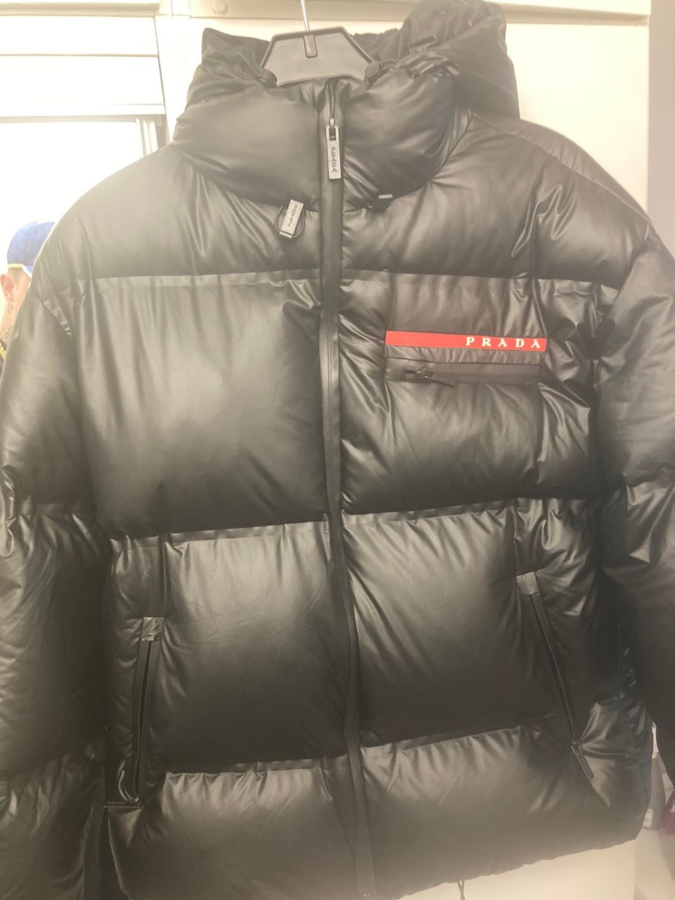 Prada Light Re-Nylon hooded puffer jacket