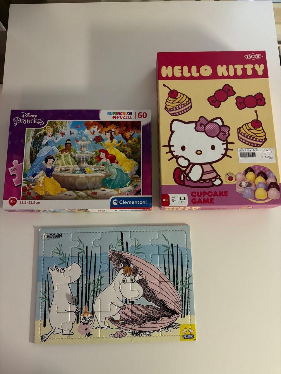 Palapelejä + Hello Kitty Cupcake -peli