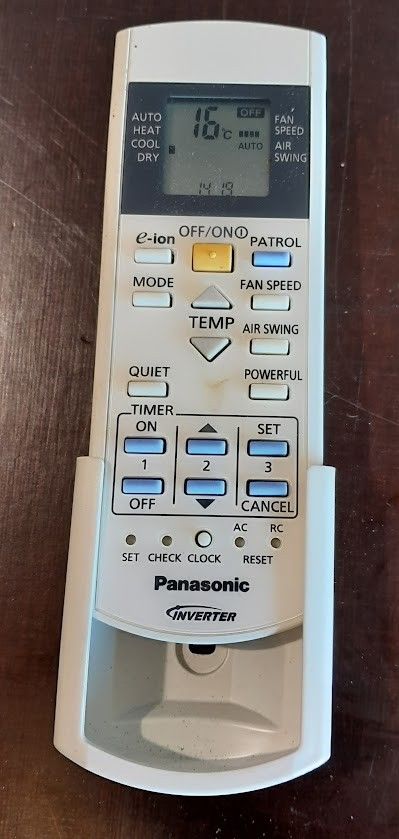 Panasonic Kaukosäädin Ilmalämpöpumppu
