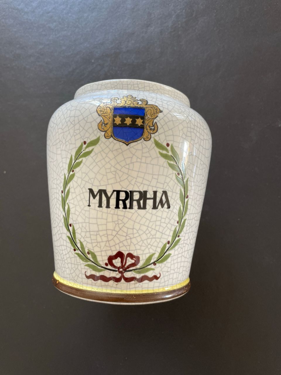Myrrha (mirha) keraaminen astia