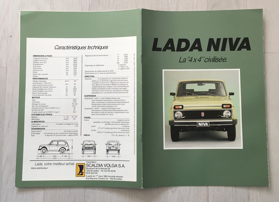 Lada Niva iso esite ranskan kiel.