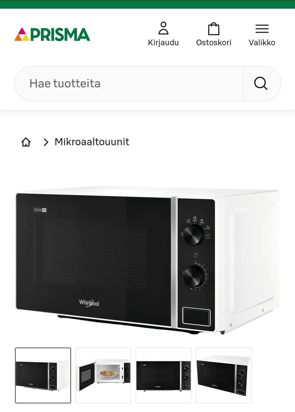 Whirlpool uusi mikro