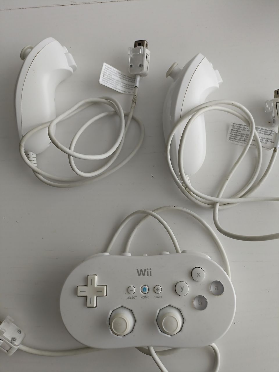 Nintendo Wii ohjaimia