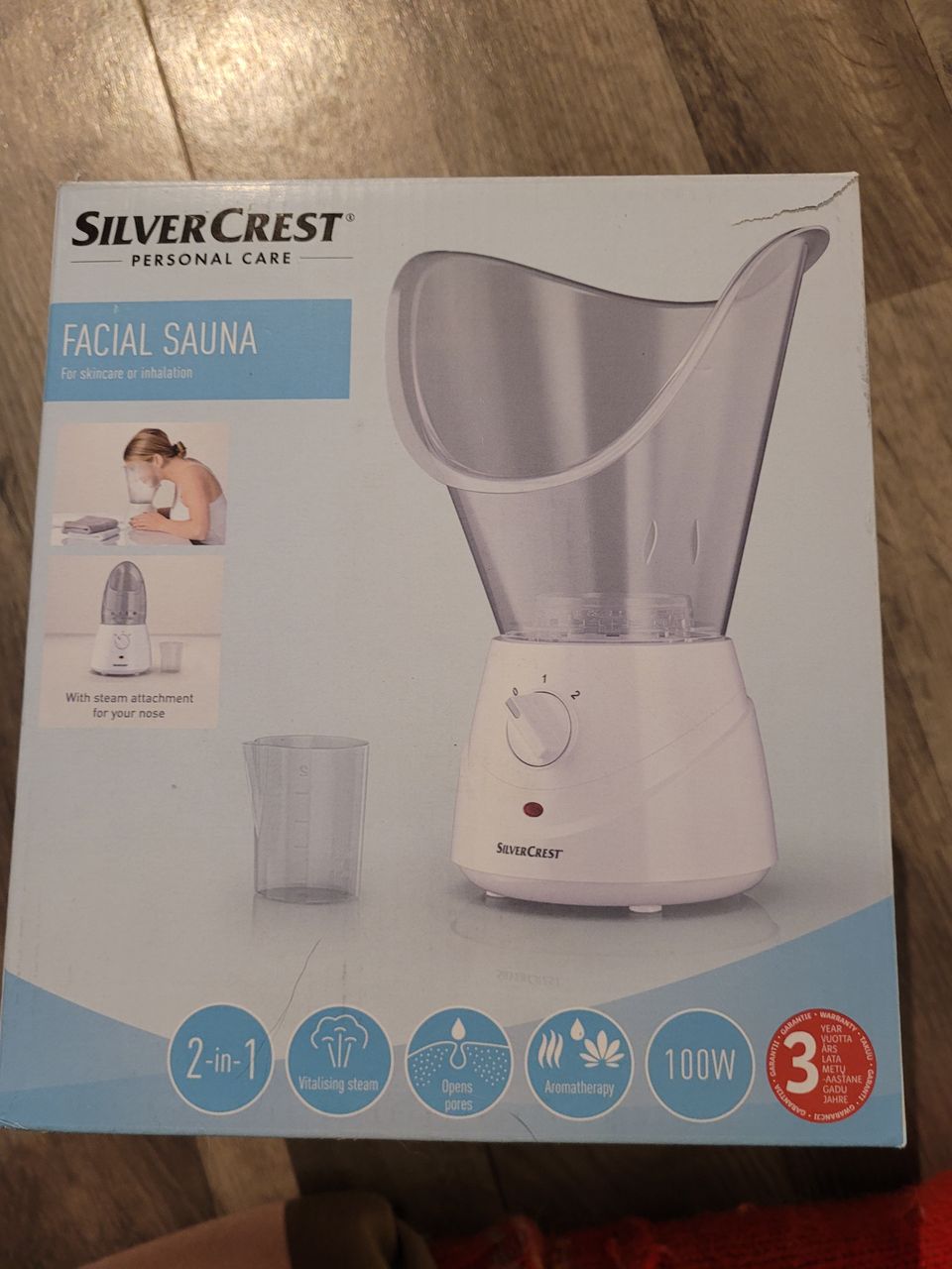 SilverCrest kasvosauna, uusi!