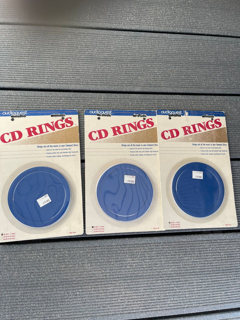 Audioquest cd rings (parantamaan cd-toistoa)