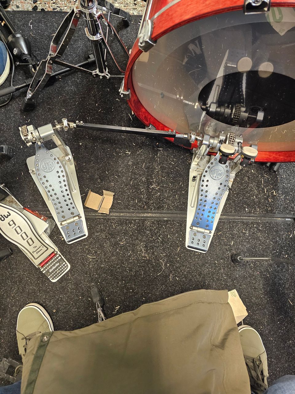 DW MCD double bass pedals (with Trick driveshaft)