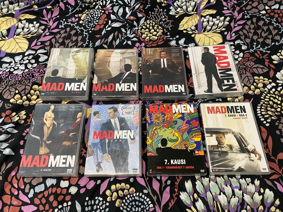 Mad Men, koko sarja, kaudet 1-7 (DVD)
