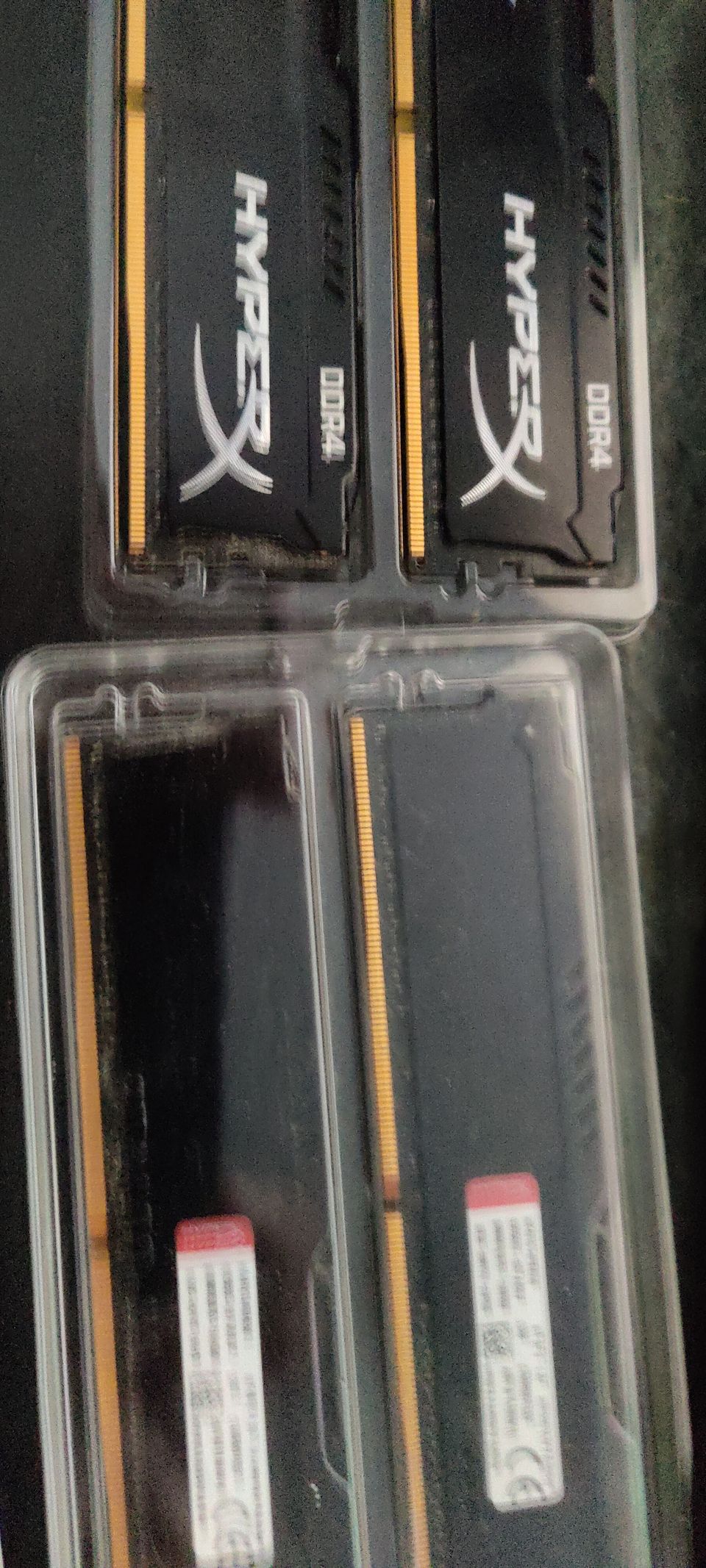 16GB(4x4gb) DDR4-2133mhz - Kingston HyperX Fury