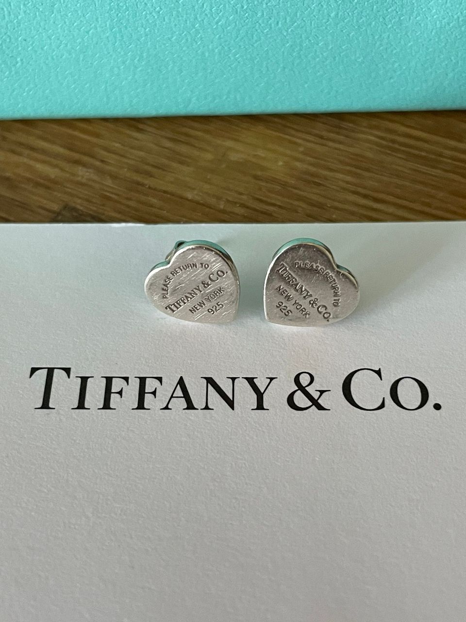 Return to Tiffany Heart Tag stud earrings