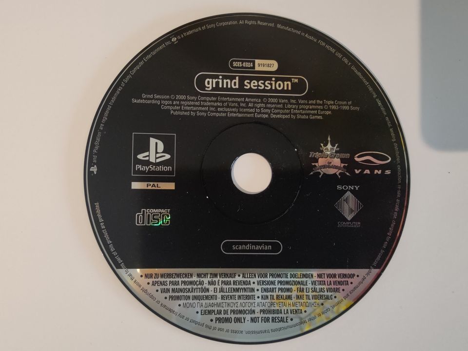 PS1 Grind Session (Promotion)