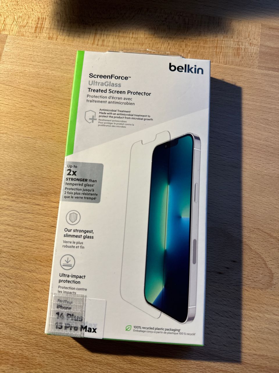 Belkin Sreenforce Ultraglass panssarilasi - Iphone 14 Plus/ 13 Pro Max