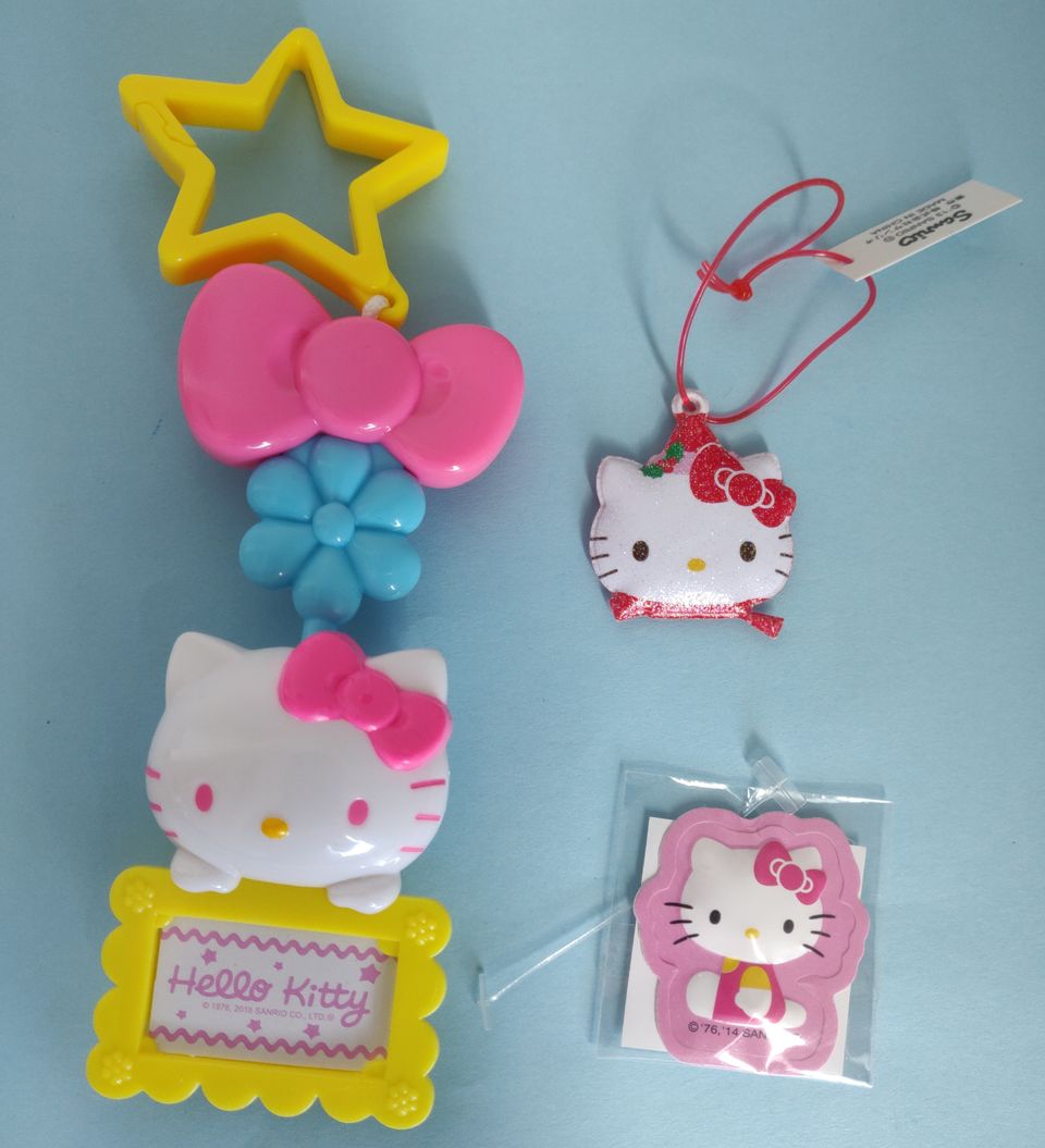 Hello kitty sanrio avaimenperä setti UUSI